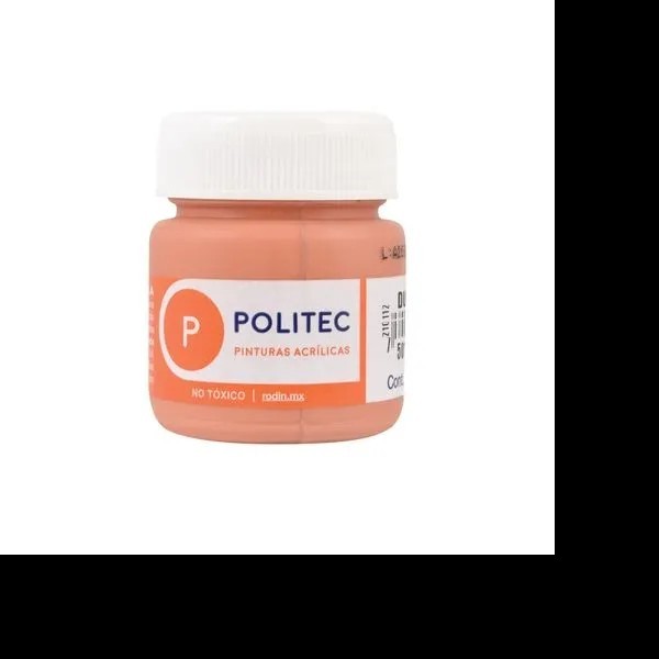 PINTURA ACRILICA POLITEC 30ML. DURAZNO 331 PZA
